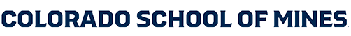Colorado School of Mines wordmark